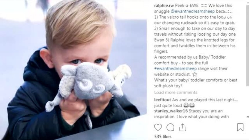 Най-влиятелният млад британец в Instagram е само на годинка