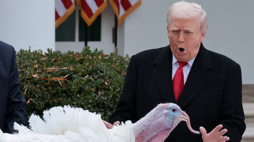 Тръмп помилва две пуйки за Деня на благодарността