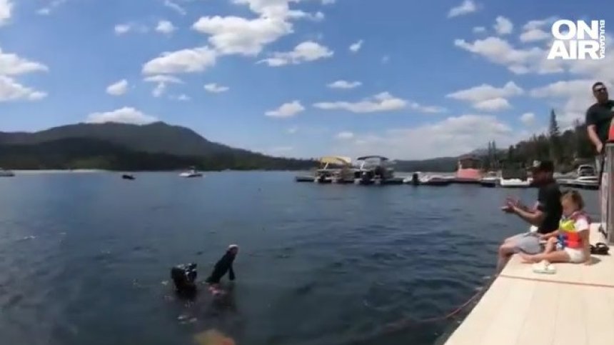 Да намериш на дъното на езеро годежен пръстен с огромен диамант