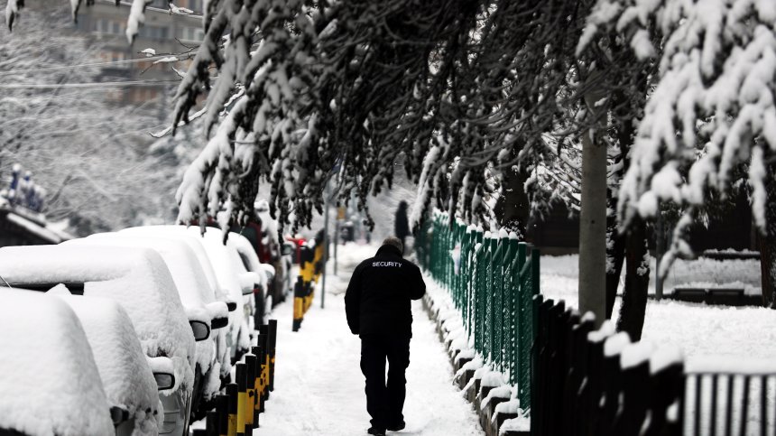 Сърбия и Хърватия са в хватката на снеговалеж и ураганни ветрове