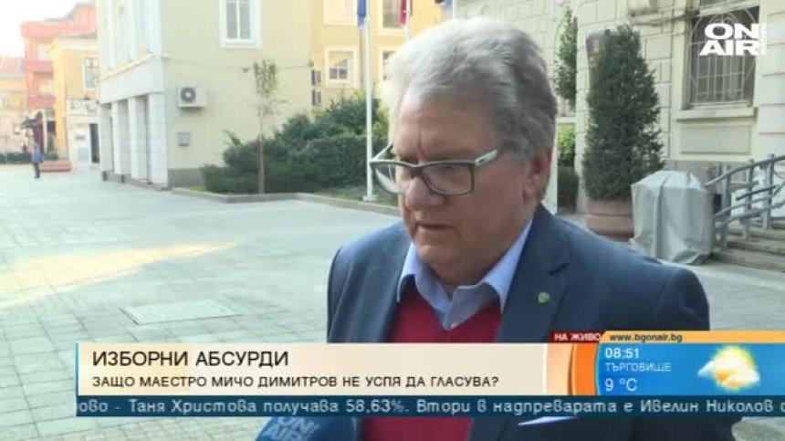 Маестро Мичо Димитров бил в забранителния списък в Пловдив