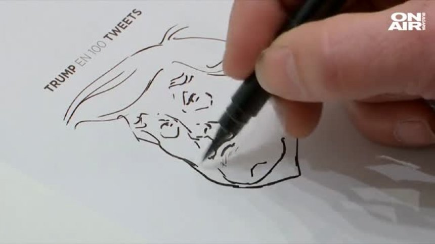 Книга със 100 карикатури, вдъхновени от туитове на Тръмп