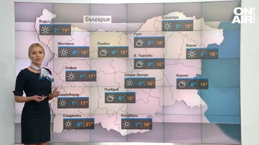 Ще се любуваме на слънчева сряда, но на Цветница ни очаква дъжд