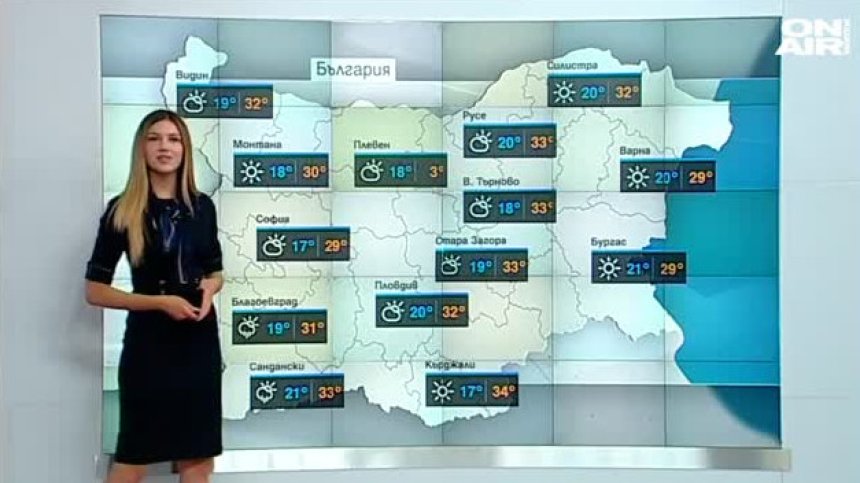 Горещо време в следващите дни, градусите скачат до 36
