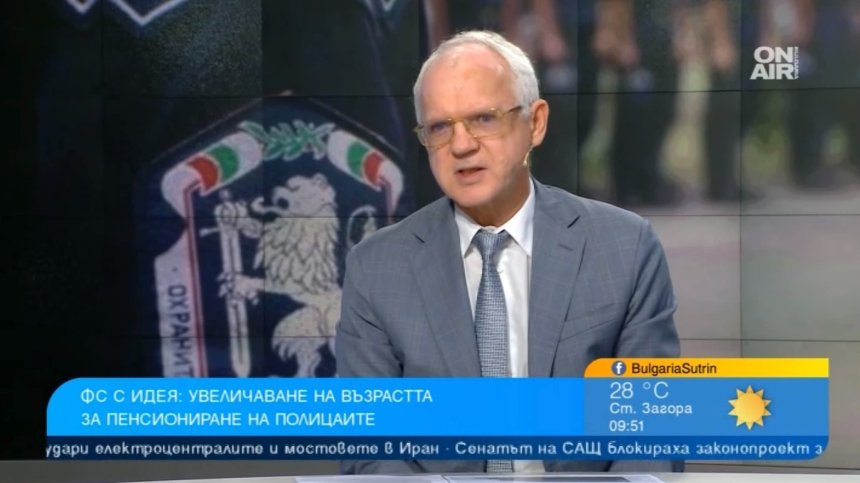 Велев: 3589 евро месечно ни струва служител в МВР, с ТЕЛК са 4833-ма полицаи