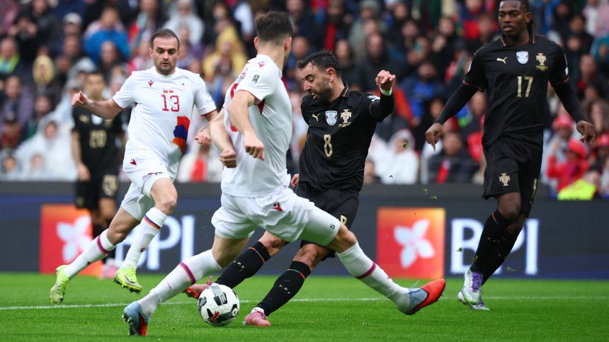 Португалия разби Армения с 9 гола и гледа уверено към Мондиал 2026