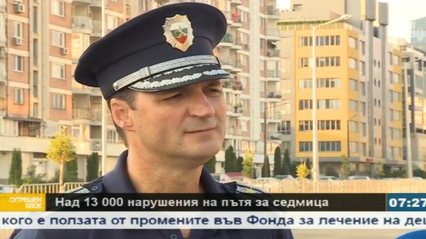 Над 13 000 нарушения на пътя само за седмица