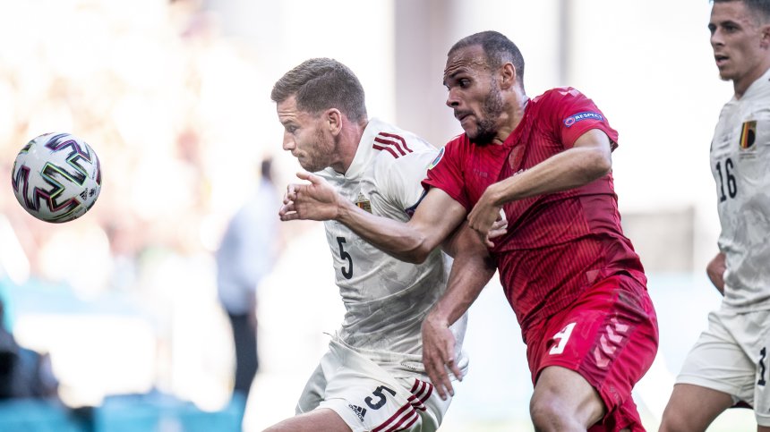 Дания без Ериксен се бори, но загуби срещу фаворита Белгия с 1:2