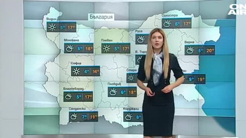 Облачно, но топло време ни очаква днес