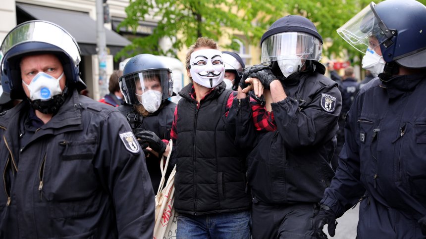 И в Берлин излязоха на протест срещу мерките за изолация
