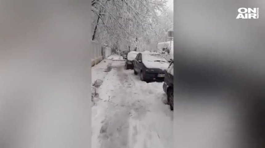 Обилен снеговалеж блокира пътища в Сърбия, селища останаха без ток