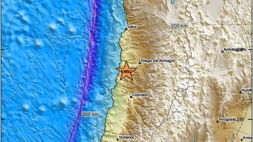 Земетресение от 6,6 по Рихтер удари Чили