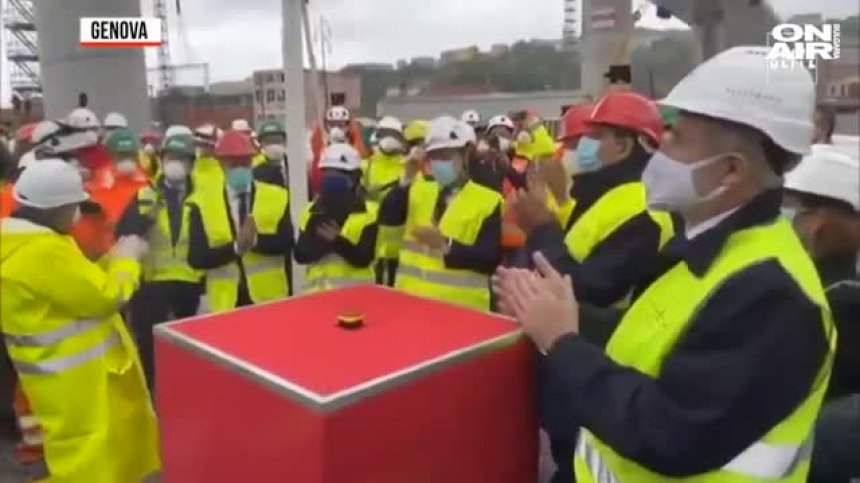 Завършиха моста "Моранди" 2 години след трагедията в Генуа