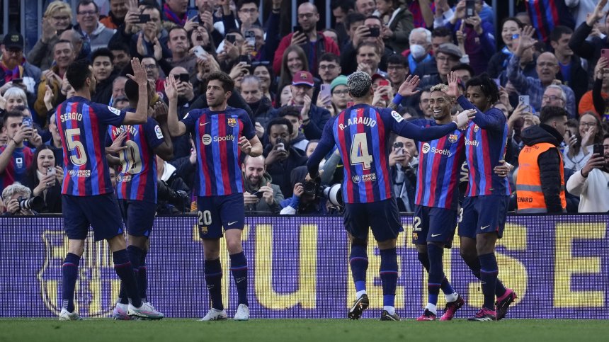 Шампионска победа: 10 от "Барса" треснаха "Валенсия" с 1:0