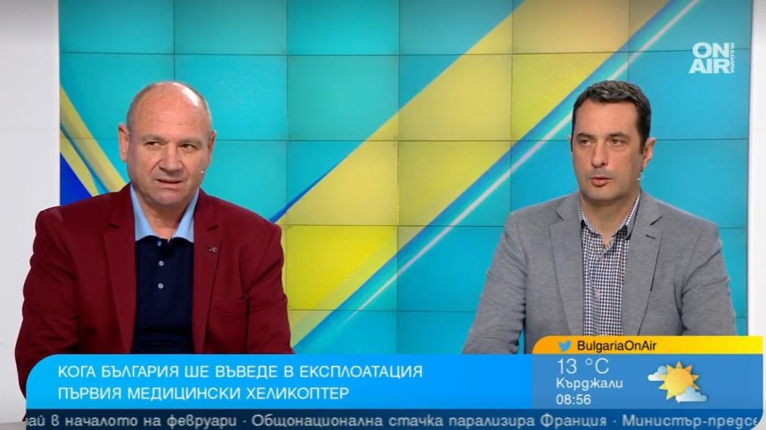 Три екипажа готови да се обучават за медицинския хеликоптер, наемаме го за година