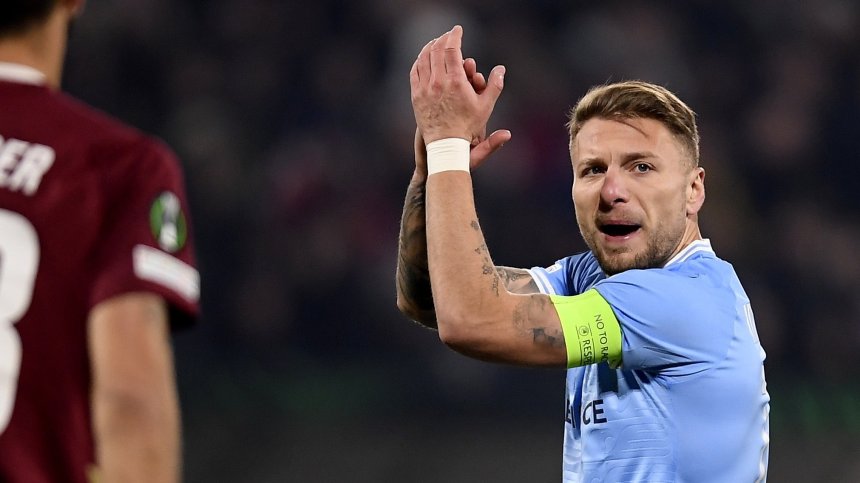 Нападателят на "Лацио" аут от престоящи мачове, Имобиле е с нова контузия