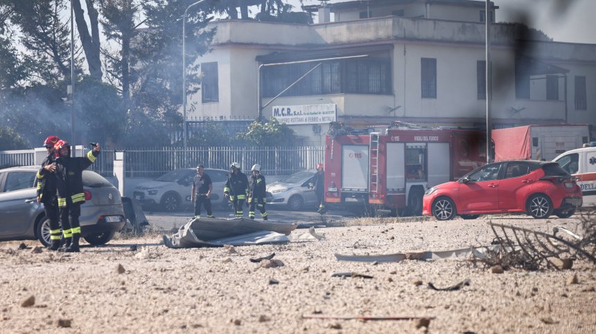 Адска експлозия на бензиностанция в Рим разтресе цялата столица (+СНИМКИ)