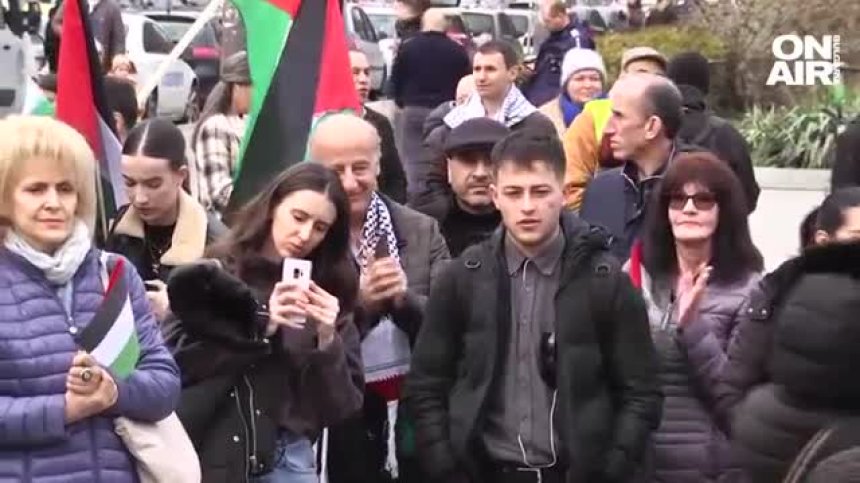 Митинг в защита на палестинските журналисти се проведе в София
