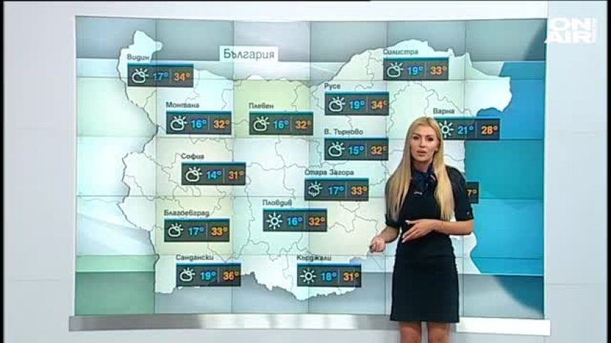 Жегите продължават, живакът скача до 36 градуса