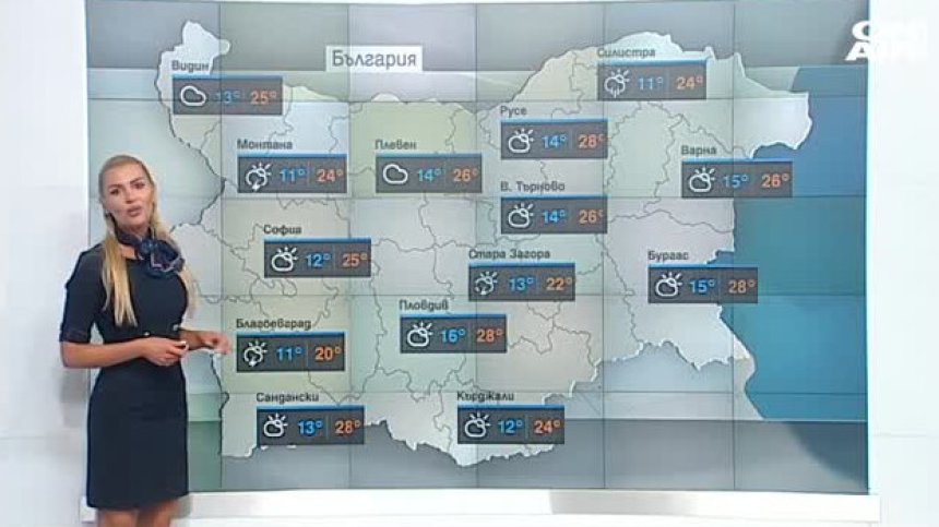 Валежи и силен вятър, жълт код за потенциално опасно време за 14 области