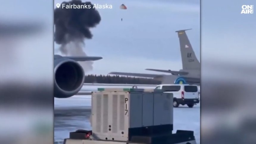 Изтребител F-35 се разби в Аляска, пилотът оцеля по чудо (+ВИДЕО)