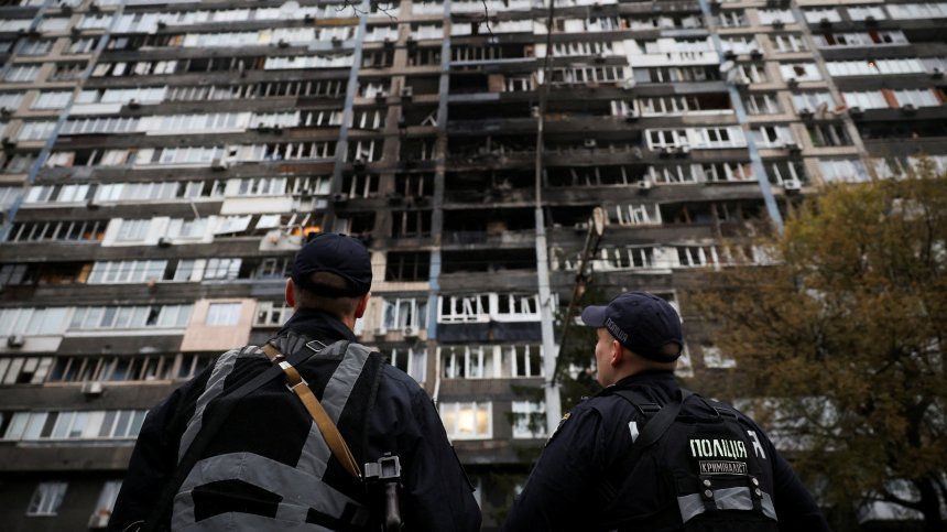 Последиците от руската атака в Киев в СНИМКИ