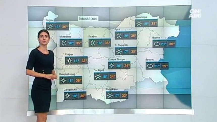 Слънце и високи температури поне до началото на следващата седмица