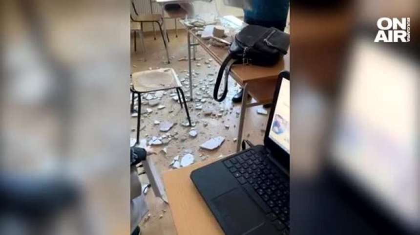 Мазилка падна върху дете във видинско училище и го прати в болница