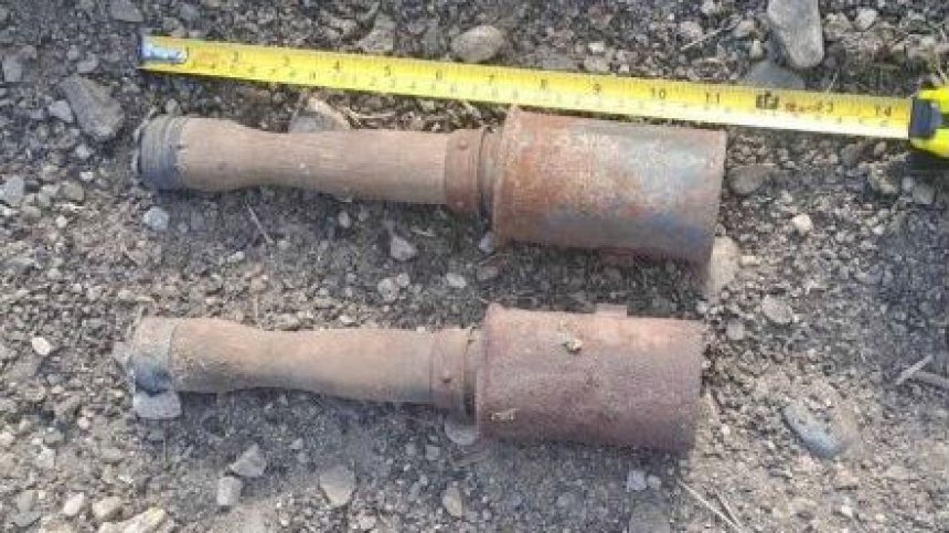 Военни унищожиха невзривени ръчни гранати тип "Бухалка"