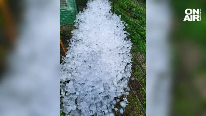 Бури удариха няколко града, градушка се изсипа над Севлиево