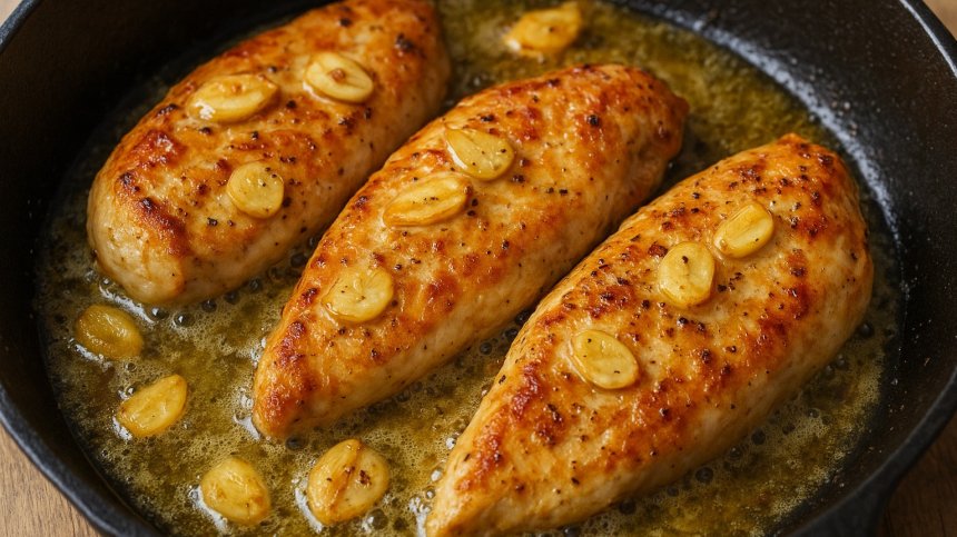 Рецепта за Вяра, Надежда, Любов и София: Чесново пиле в масло