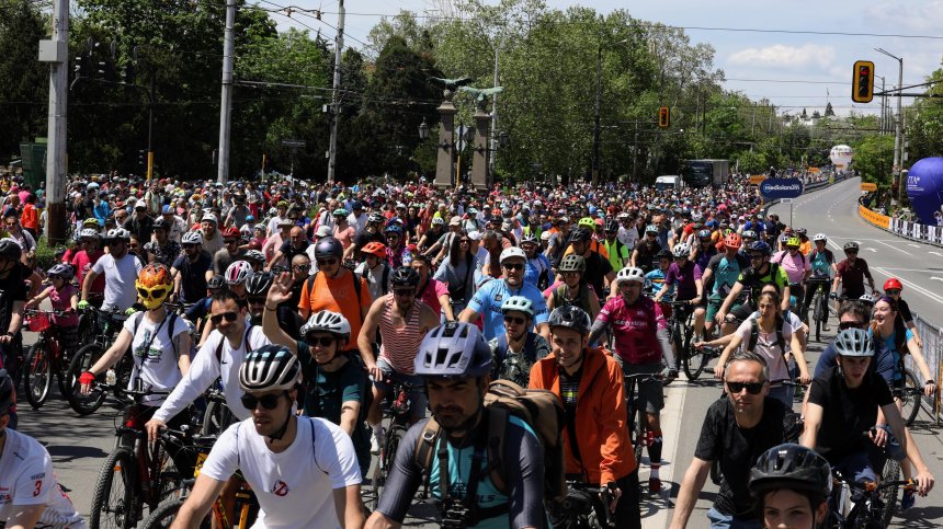 Рекордните над 5000 души се включиха в "София кара Giro"