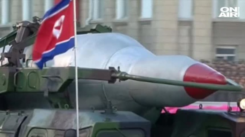 Пхенян изстреля ракета, която се разби в Тихия океан