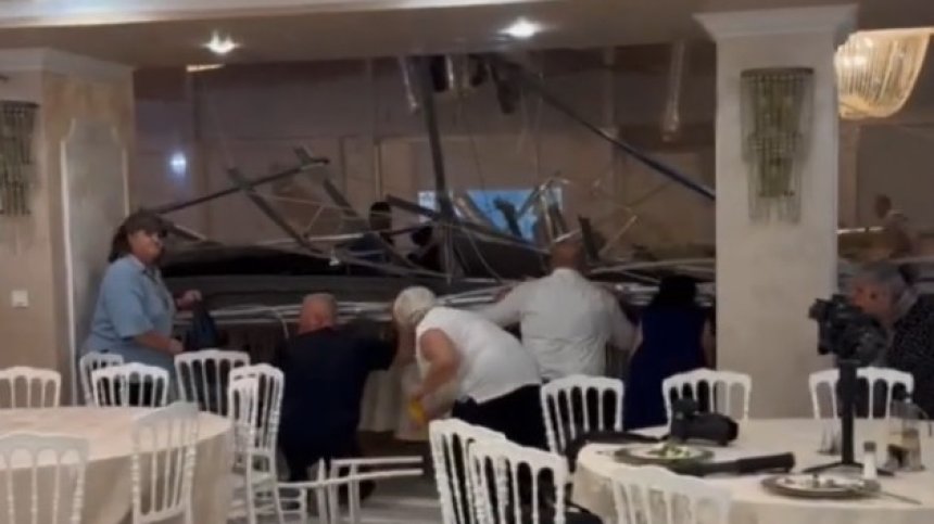 Има задържани след срутването на таван върху сватбари в Кърджали (+ВИДЕО)