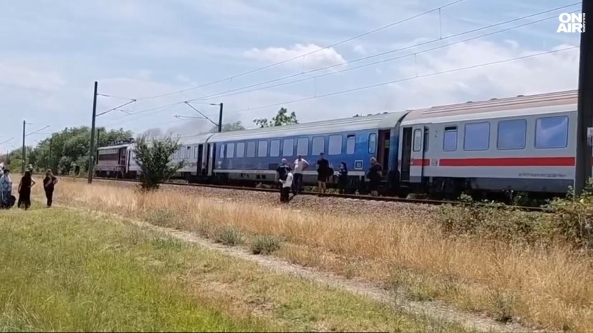 Пожар спря влака Варна - София между Стара Загора и гара Калояновец