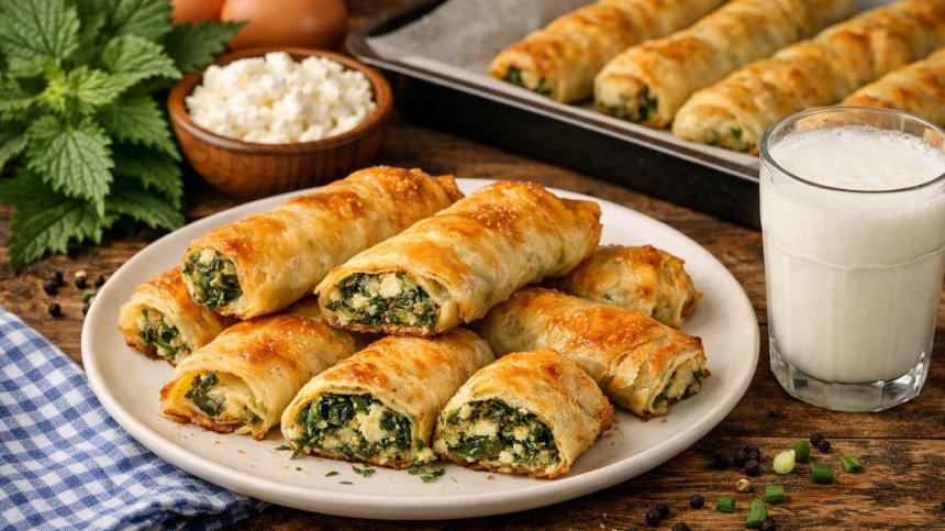 Рецепта за банички с коприва и сирене