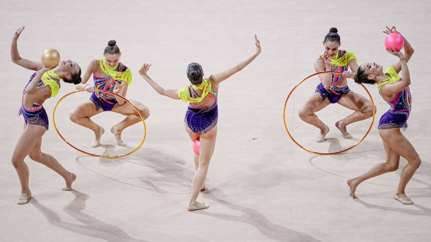 Ансамбълът ни по художествена гимнастика грабна титлата в многобоя в Баку