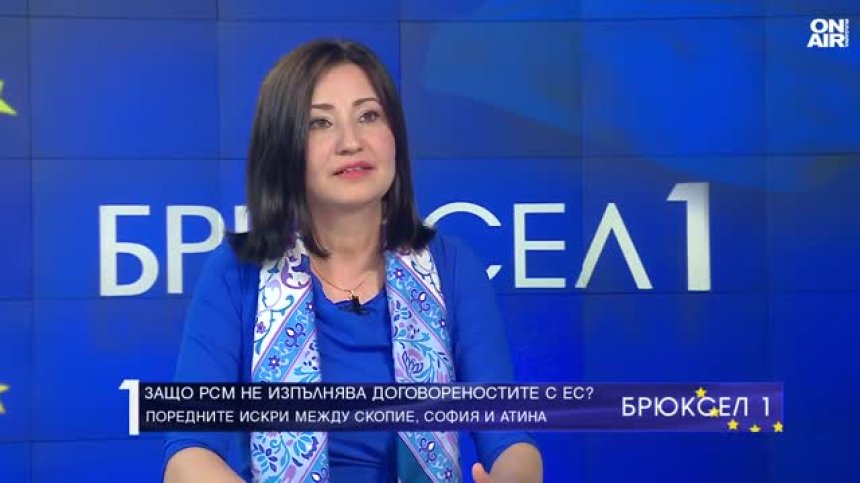 Илиана Иванова: РСМ трябва да промени Конституцията си, за да започне преговори с ЕС