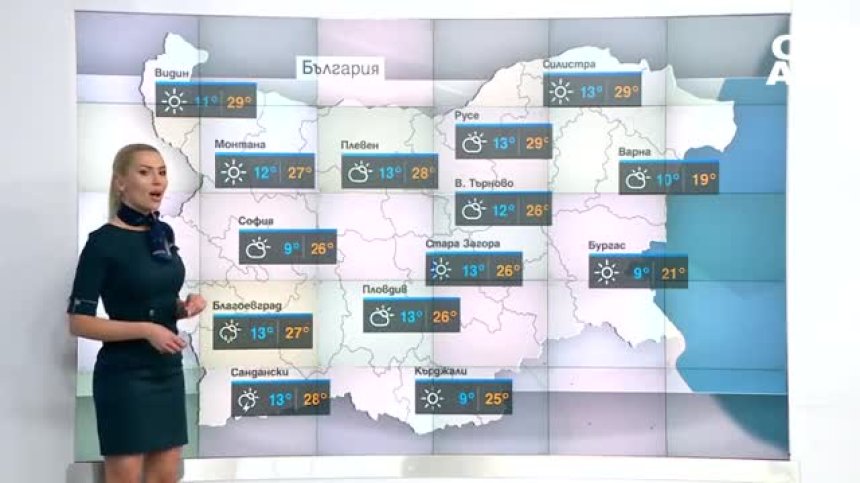 Слънчев петък 13-и, но бури се задават през уикенда