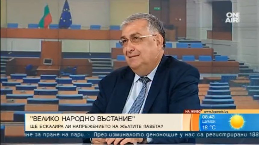 Проф. Близнашки: Несъстоятелна теза е, че в България има диктатура