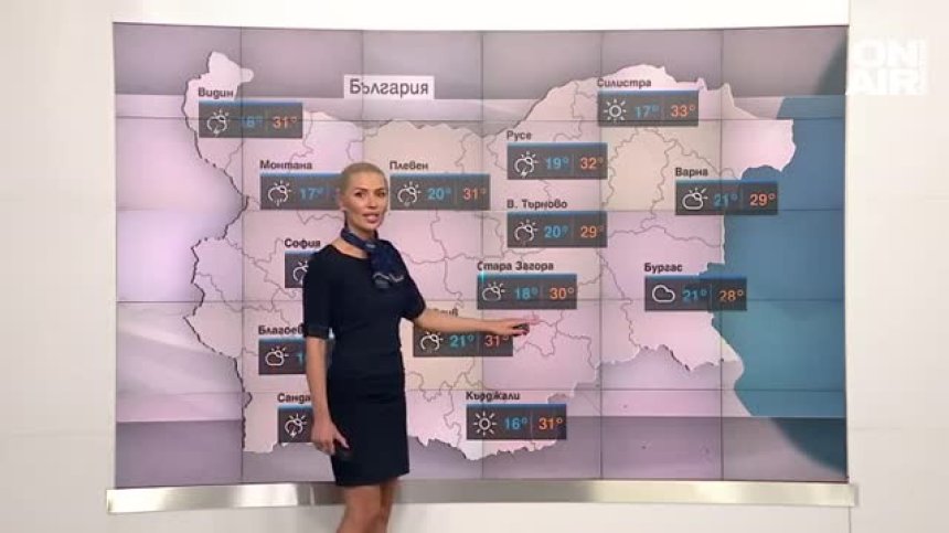 Жега до 33 градуса, очаква ни дъждовна седмица с гръмотевични бури на места 