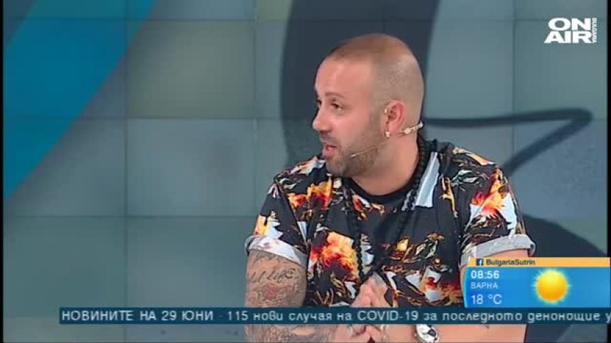 Пламен Бонев – De La Bona представи новия си сингъл в ефира на Bulgaria ON AIR