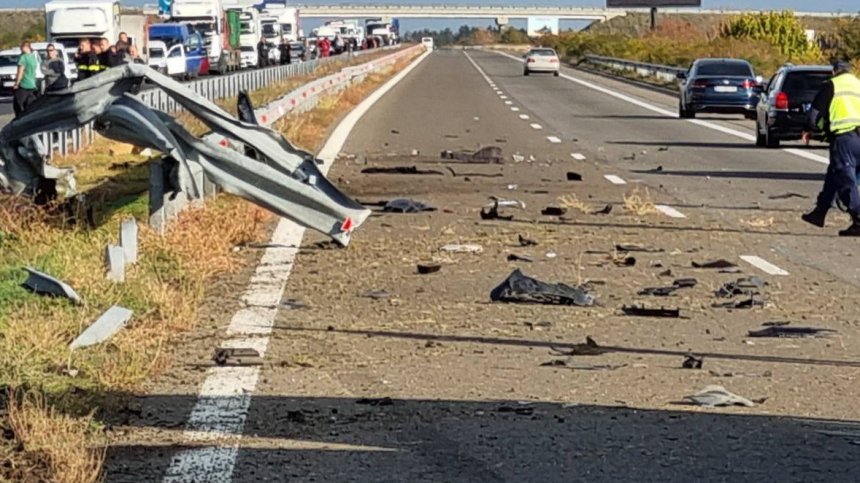 Затвориха АМ "Марица" заради тежка катастрофа