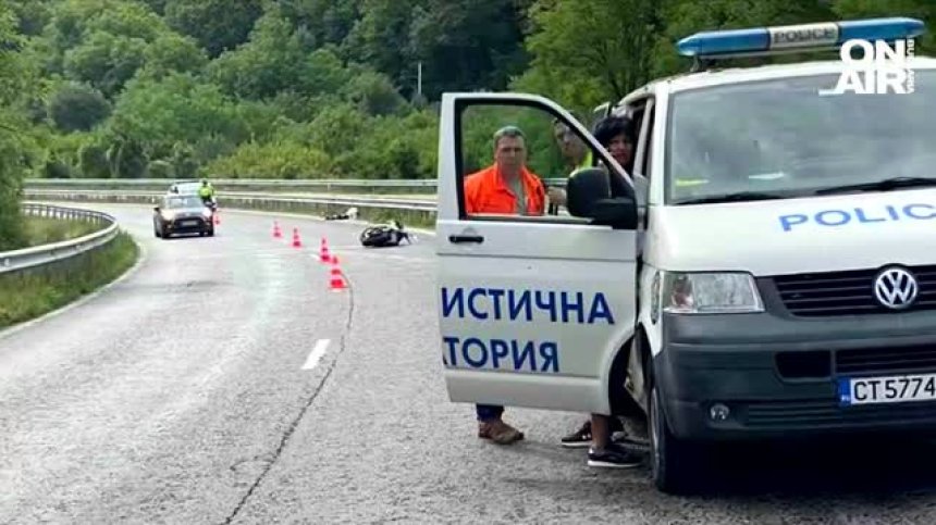 Три катастрофи на "Тракия" затрудняват движението в посока Бургас, има загинал