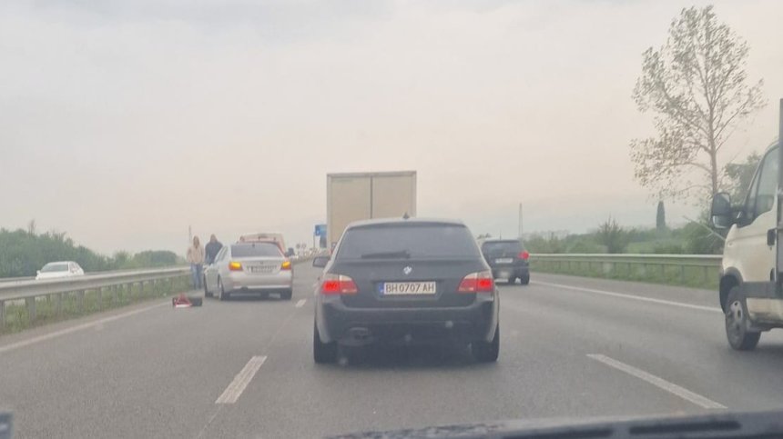 Километрично задръстване на Северната тангента заради катастрофа