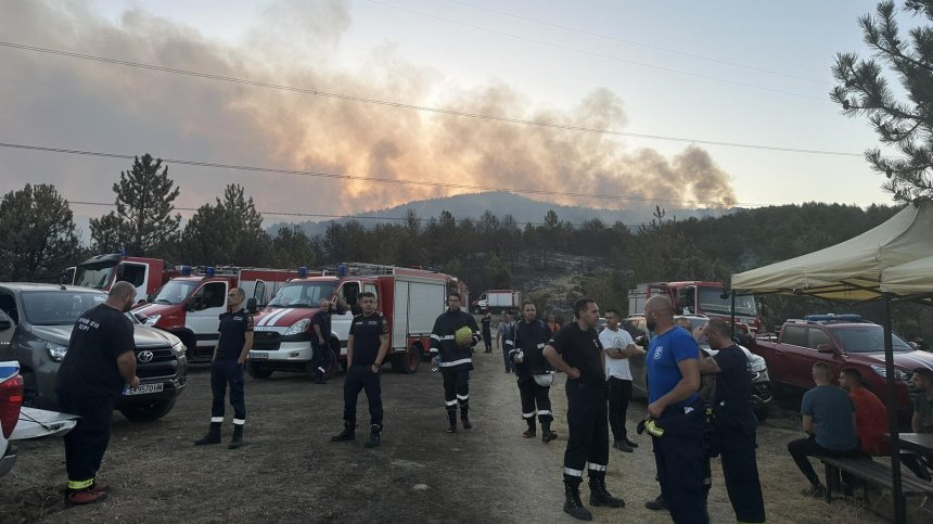 Джартов: Силният вятър разгаря и променя посоката на пожара в Струмяни