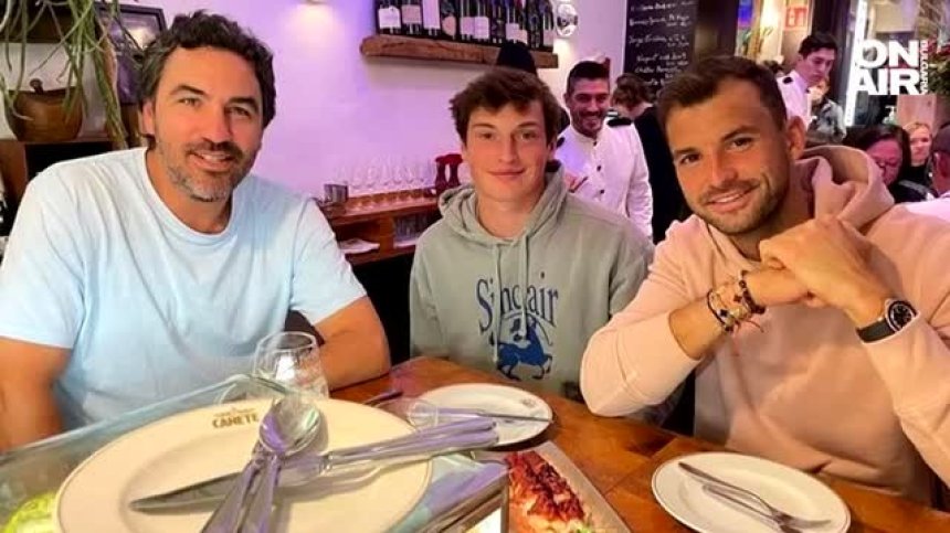 Григор Димитров трогна в социалните мрежи с мил жест към младо момче 