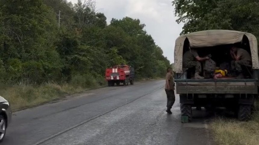 Дъжд заваля в района на Старозагорските минерални бани (+ВИДЕО)