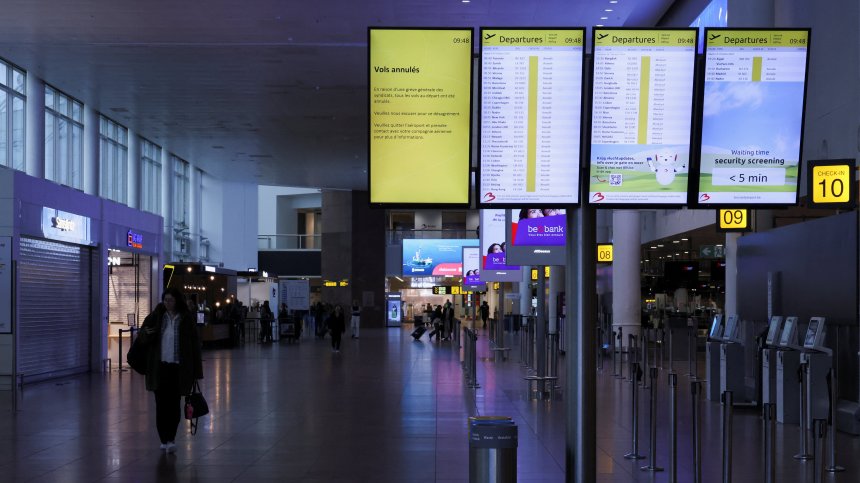 Стачка в Белгия блокира полетите между София и Брюксел