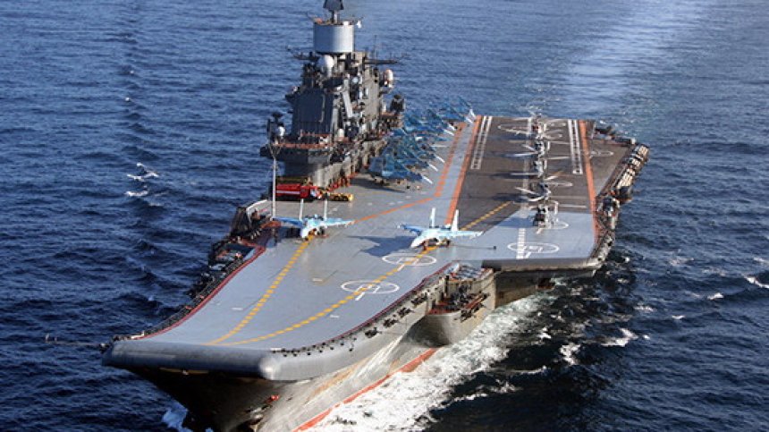 Руското ФСБ предотвратило потапянето на "Адмирал Кузнецов"